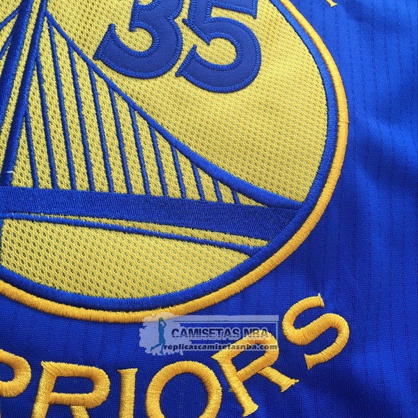 Camiseta Autentico Manga Corta Warriors Duarant Azul